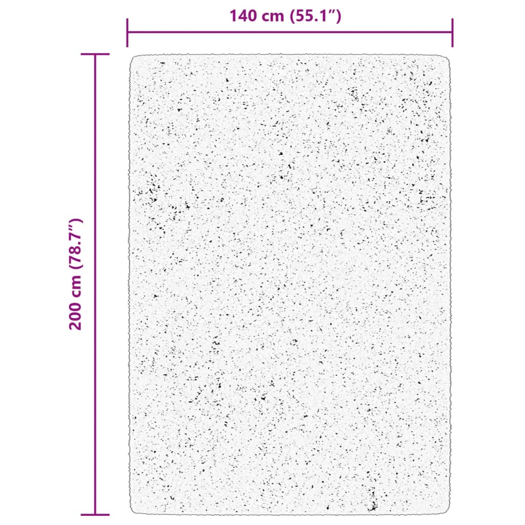 vidaXL Χαλί ARBIZU Vintage Σχέδιο Εσωτ. / Εξωτερ. Χώρου 140x200 εκ.