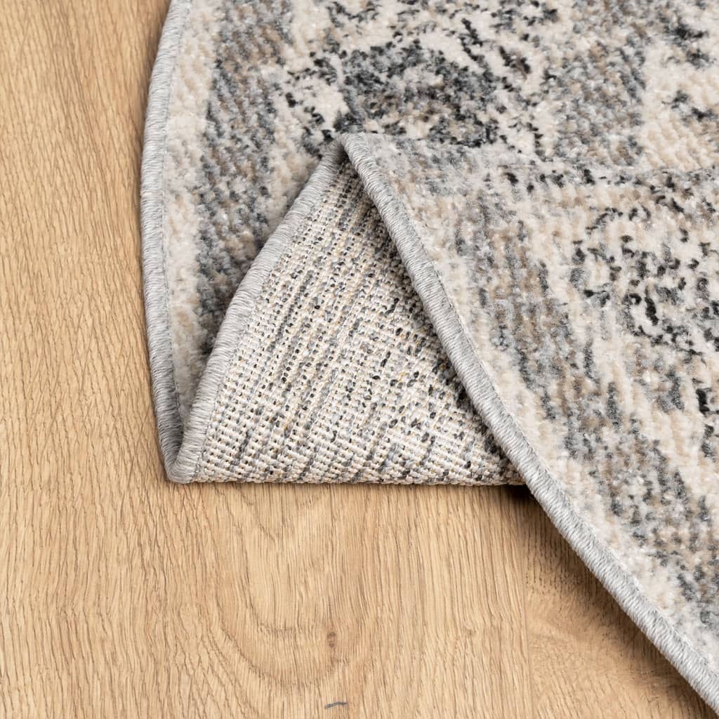 vidaXL Χαλί ARBIZU Vintage Σχέδιο Εσωτ. / Εξωτερ. Χώρου Ø 120 εκ.