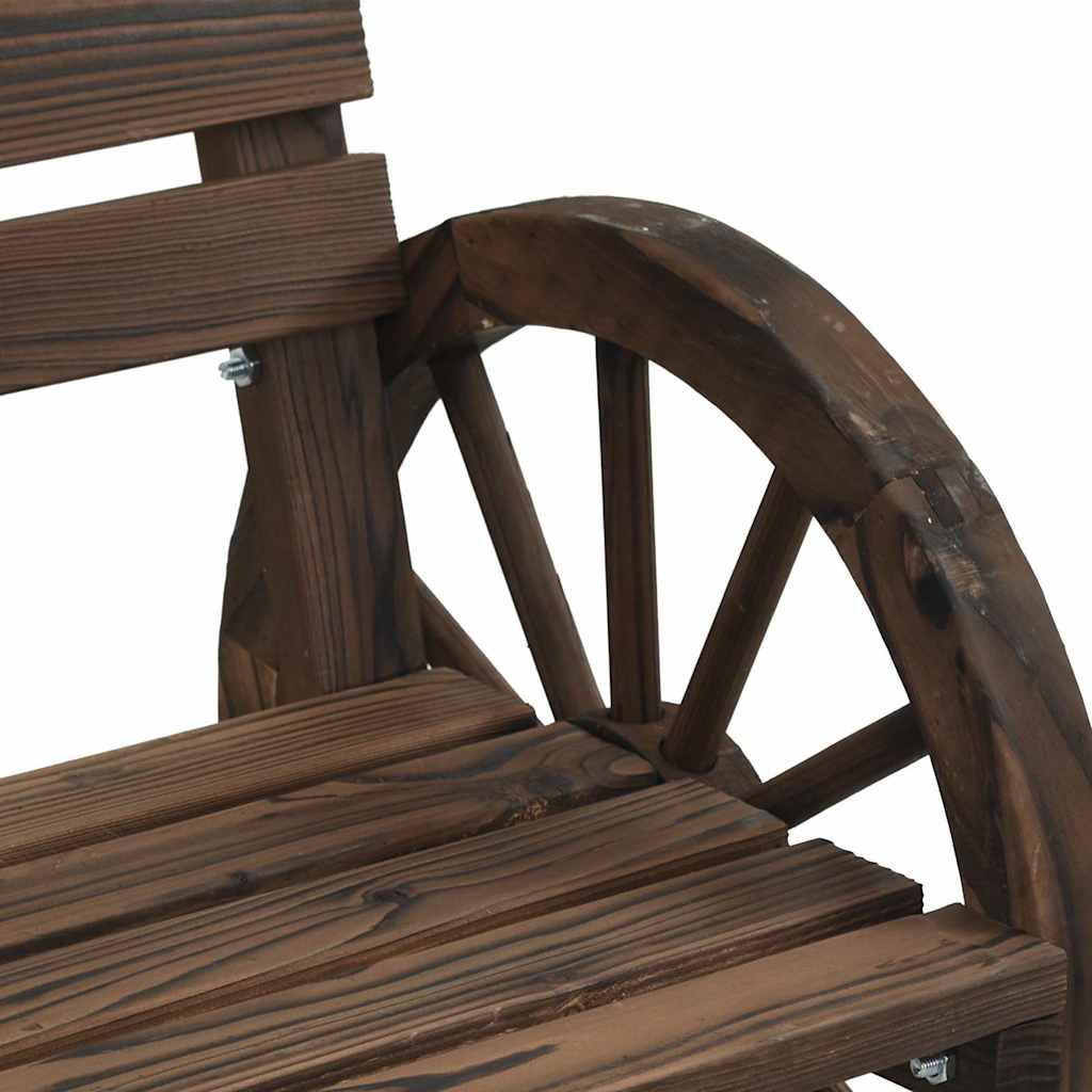 vidaXL Καρέκλες Κήπου 4 Τεμ. από Μασίφ Ξύλο Ελάτης