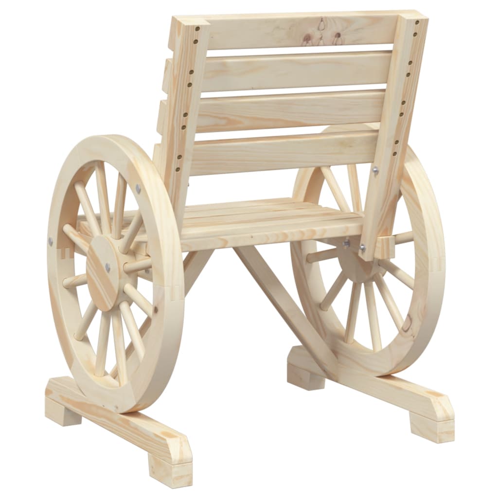 vidaXL Καρέκλα Κήπου 58 x 58 x 78,5 εκ. από Μασίφ Ξύλο Ελάτης