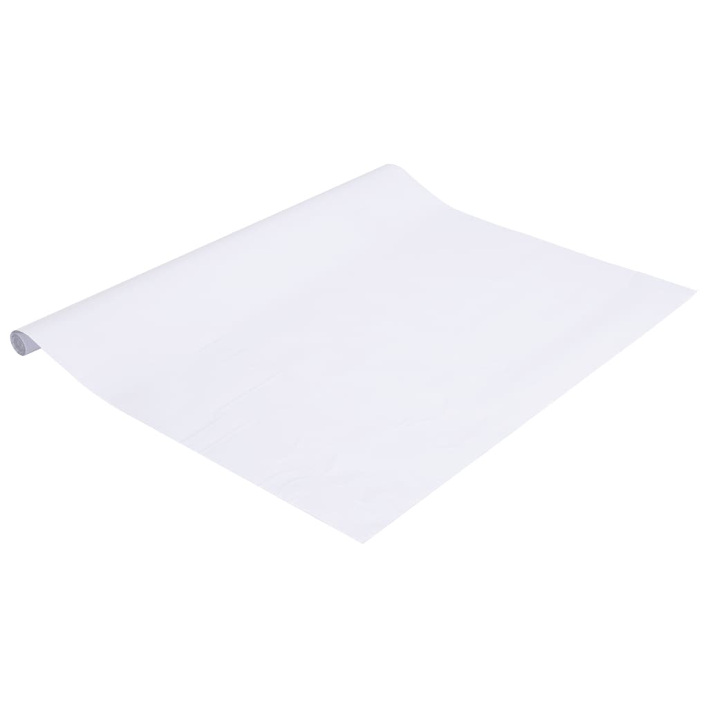 vidaXL Μεμβράνη Παραθύρου Λευκή 90x500 εκ. από PVC
