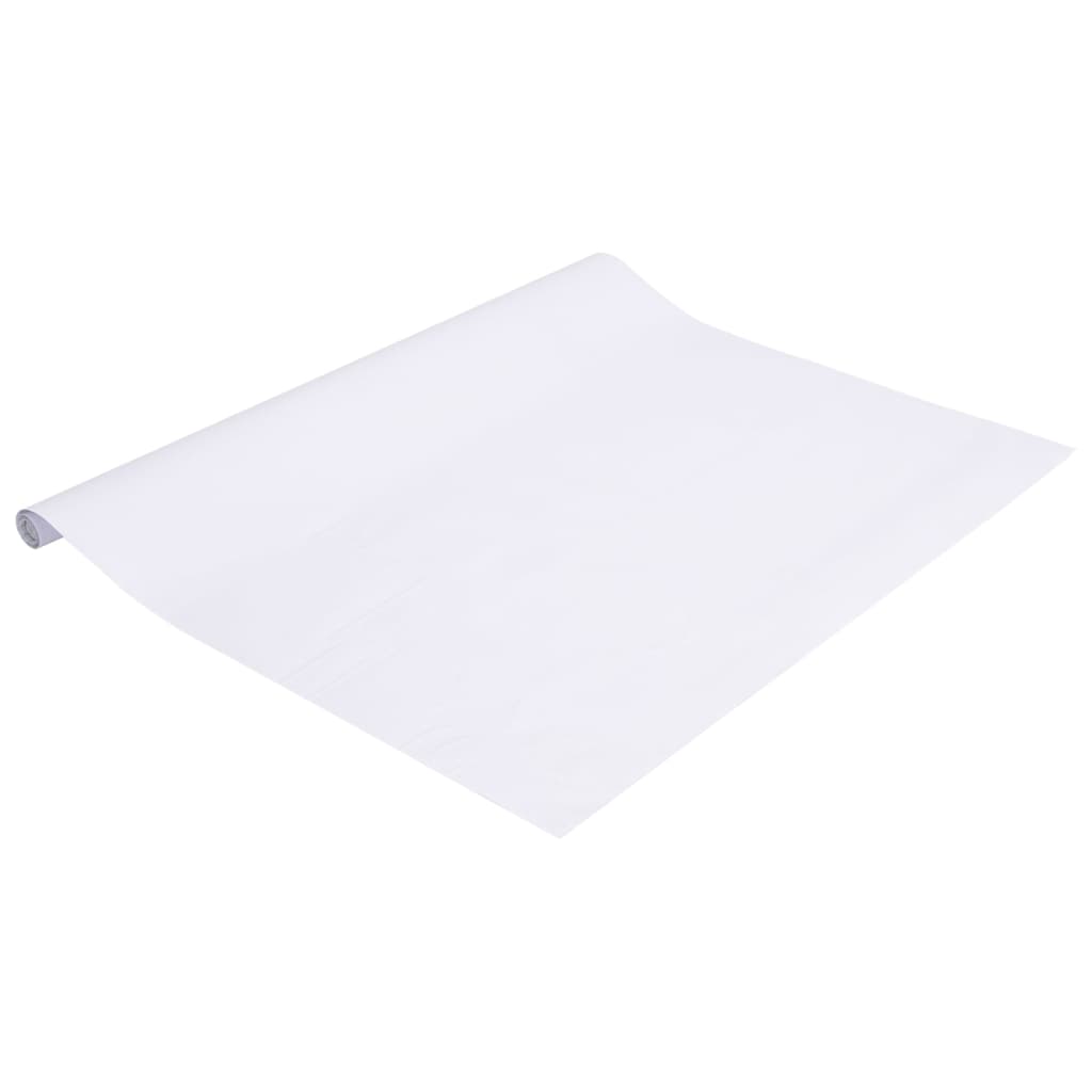 vidaXL Μεμβράνη Παραθύρου Ματ Λευκό 90x2000 εκ. PVC