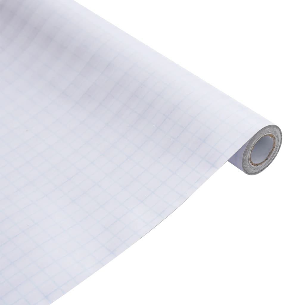 vidaXL Μεμβράνη Παραθύρου Ματ Σχεδίαση με Ρίγες 45x1000 εκ. PVC