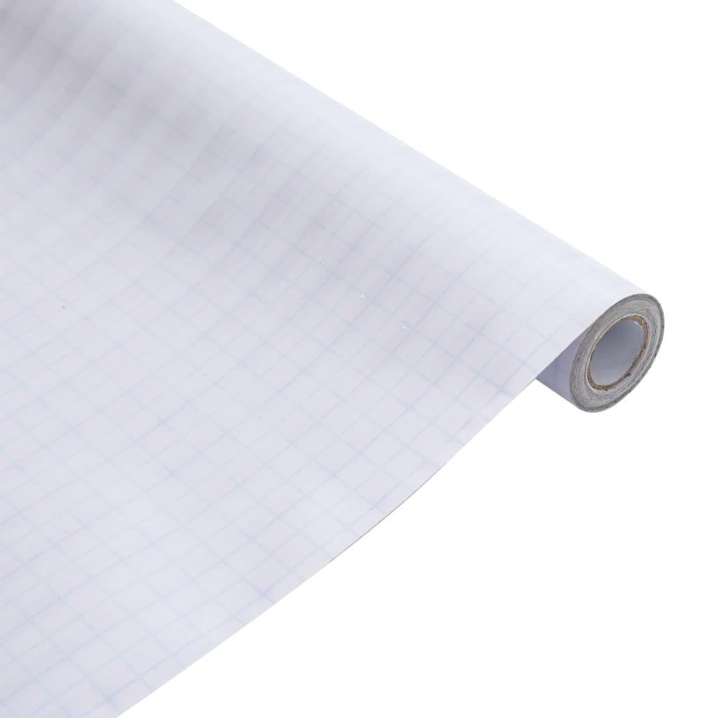 vidaXL Μεμβράνη Παραθύρου Ματ Σχεδίαση με Ρίγες 45x2000 εκ. PVC