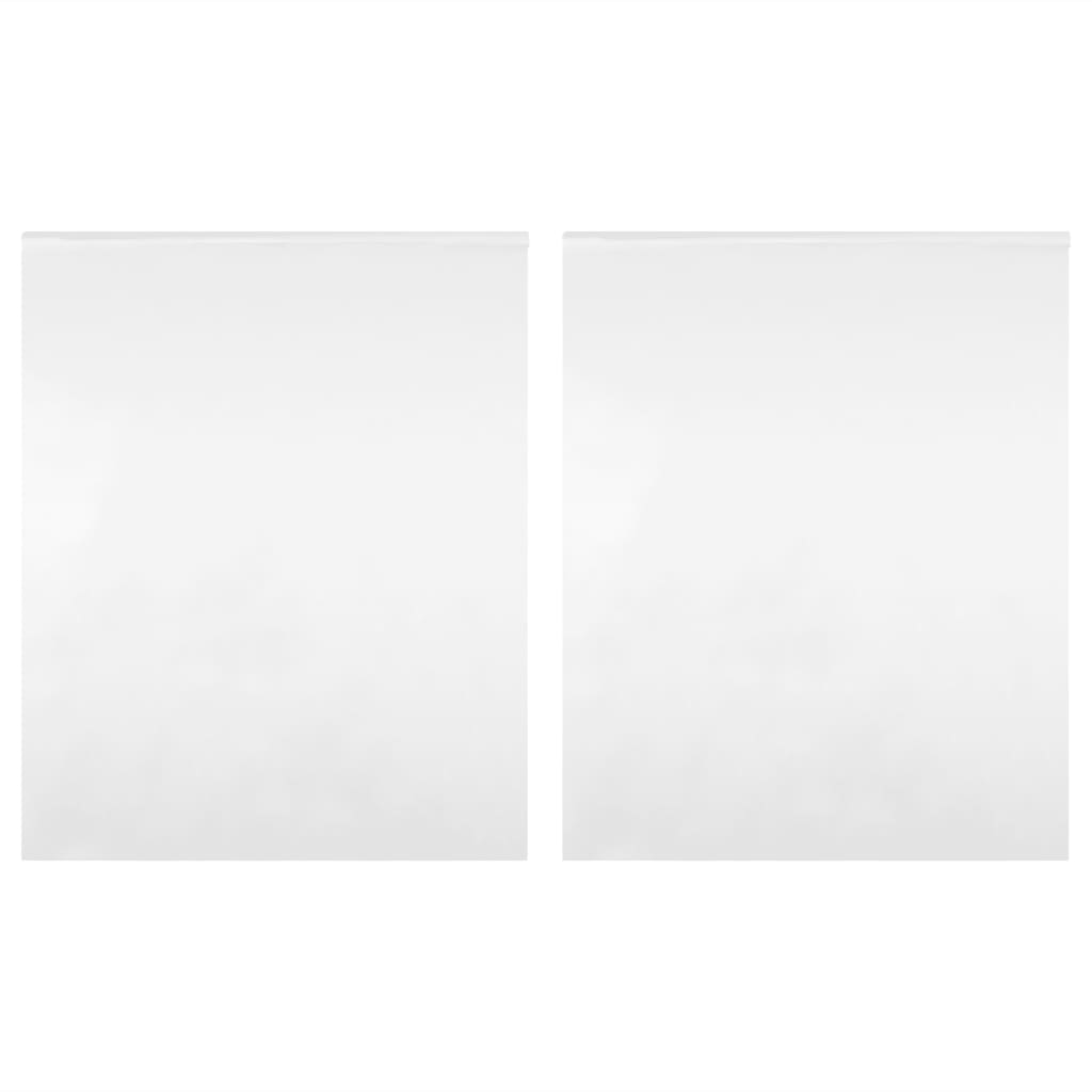 vidaXL Μεμβράνες Καθρέφτης Αυτοκόλλητες 2 τεμ. 90 x 100 εκ. PET