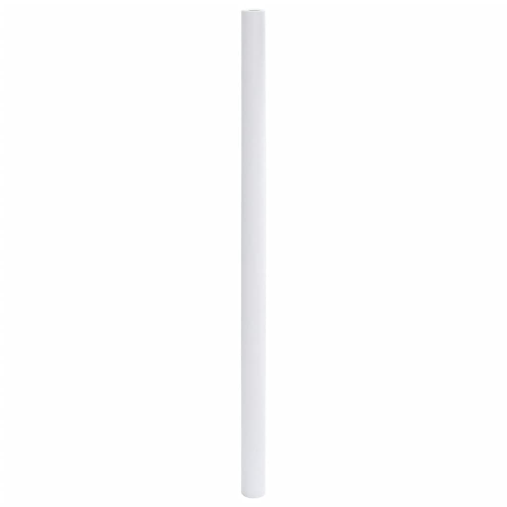 vidaXL Αυτοκόλλητο Επίπλων Ματ Λευκό 90x500 εκ. PVC