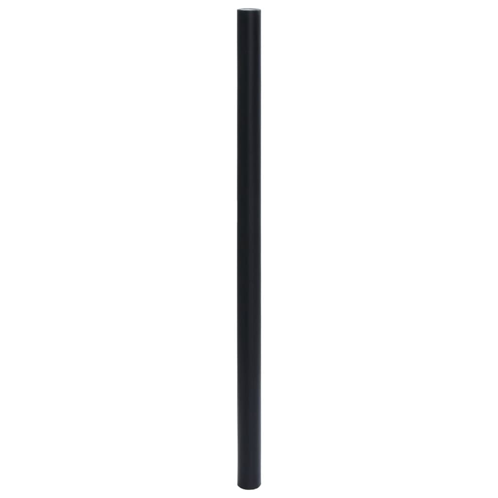 vidaXL Αυτοκόλλητο Επίπλων Μαύρο Ματ 90x500 εκ. PVC