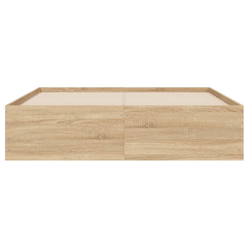 vidaXL Πλαίσιο Κρεβατιού με συρτάρια Sonoma Δρυς 120x200εκ. Επεξ. Ξύλο