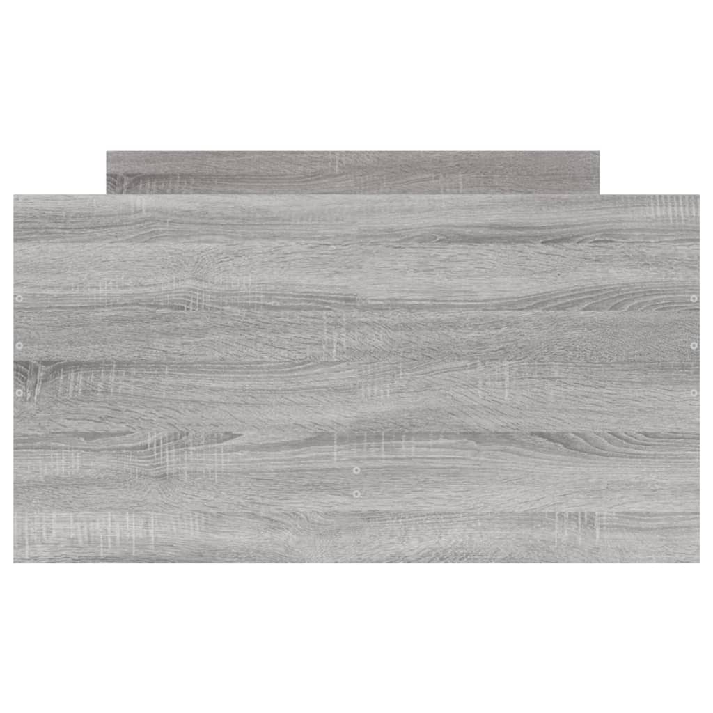 vidaXL Πλαίσιο Κρεβατιού με Συρτάρια Γκρι sonoma 100x200 εκ.
