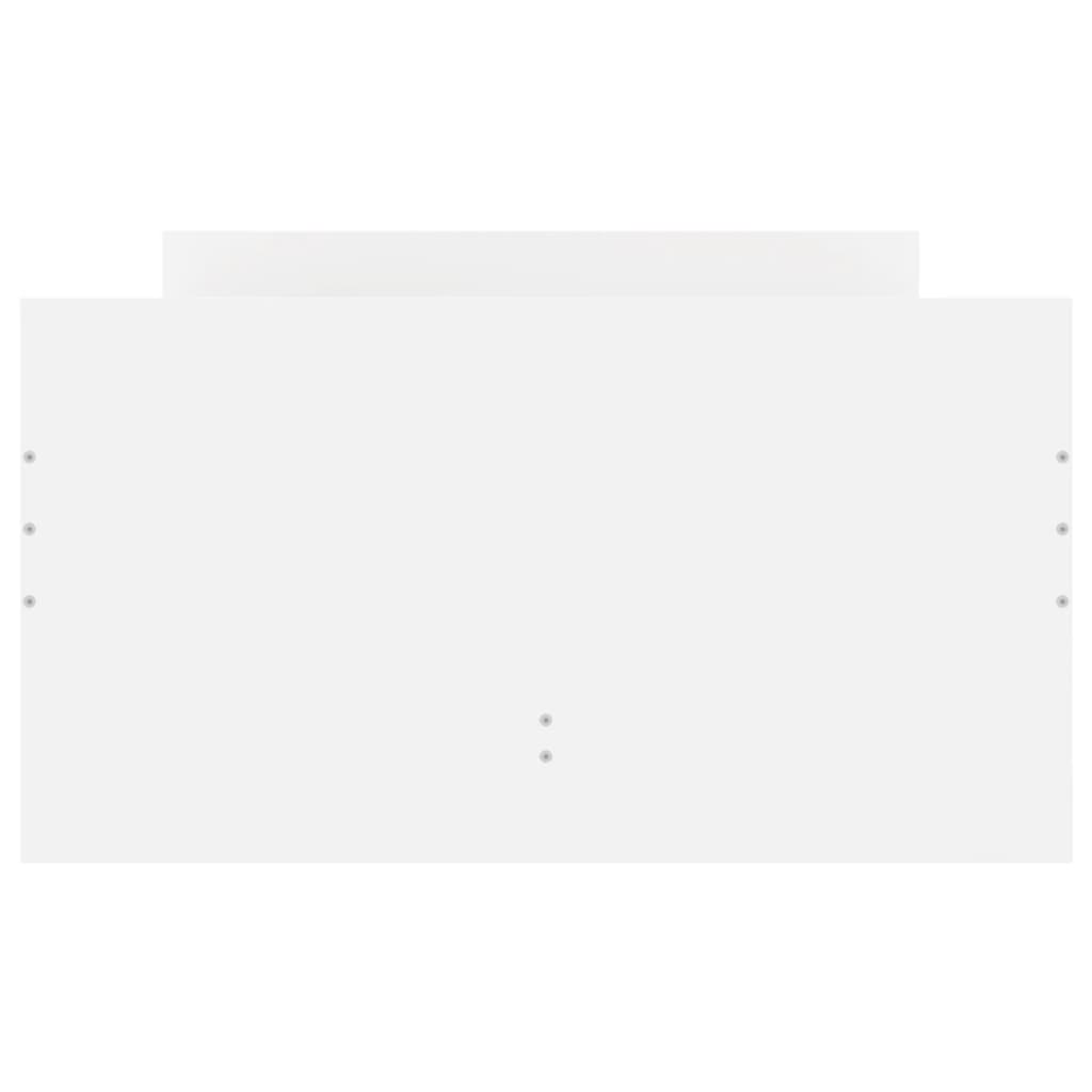 vidaXL Πλαίσιο Κρεβατιού με Συρτάρια Χωρίς Στρώμα Λευκό 90x200 εκ.