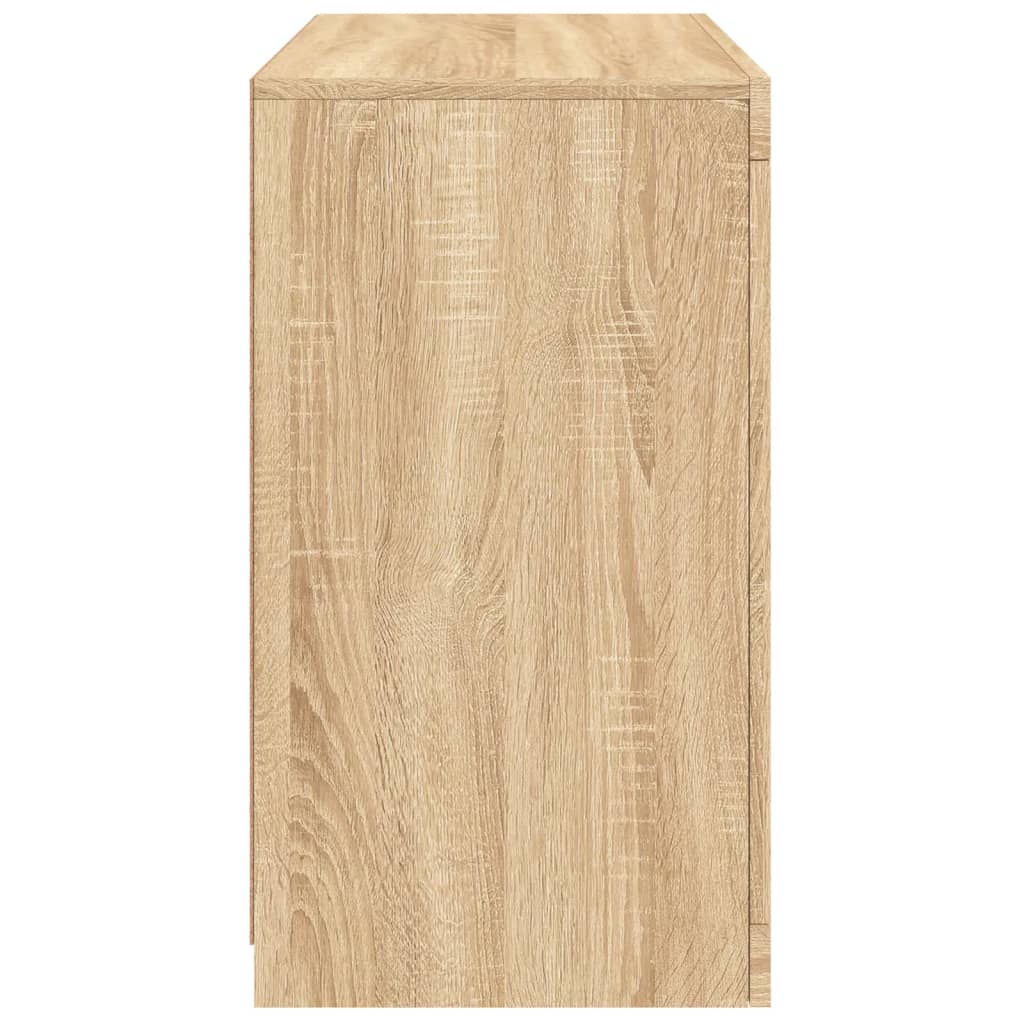 vidaXL Ντουλάπι με LED Sonoma Δρυς 60,5x37x67 εκ.