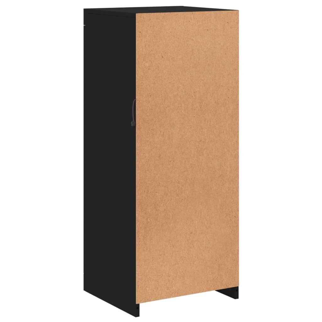 vidaXL Μπουφές με Φώτα LED Μαύρος 41 x 37 x 100 εκ.