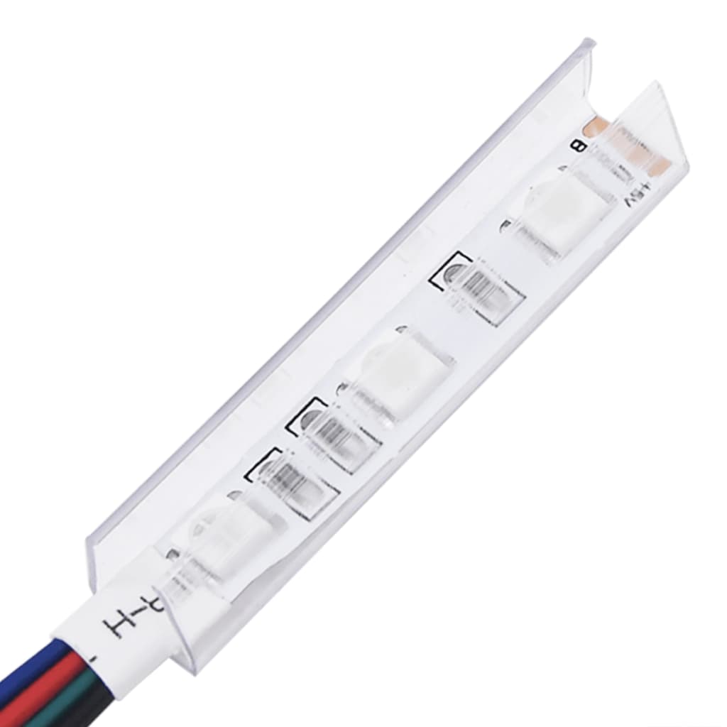 vidaXL Μπουφές με LED Καπνιστή Δρυς 81 x 37 x 67 εκ.