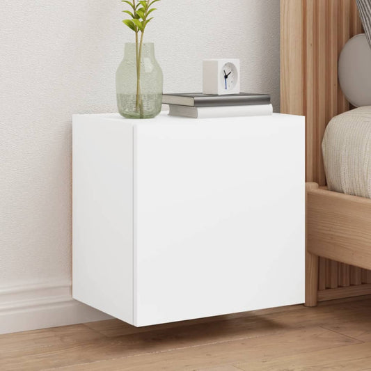 vidaXL Έπιπλο Τοίχου Τηλεόρασης Λευκό 40,5x30x40 εκ. από Επεξ. Ξύλο