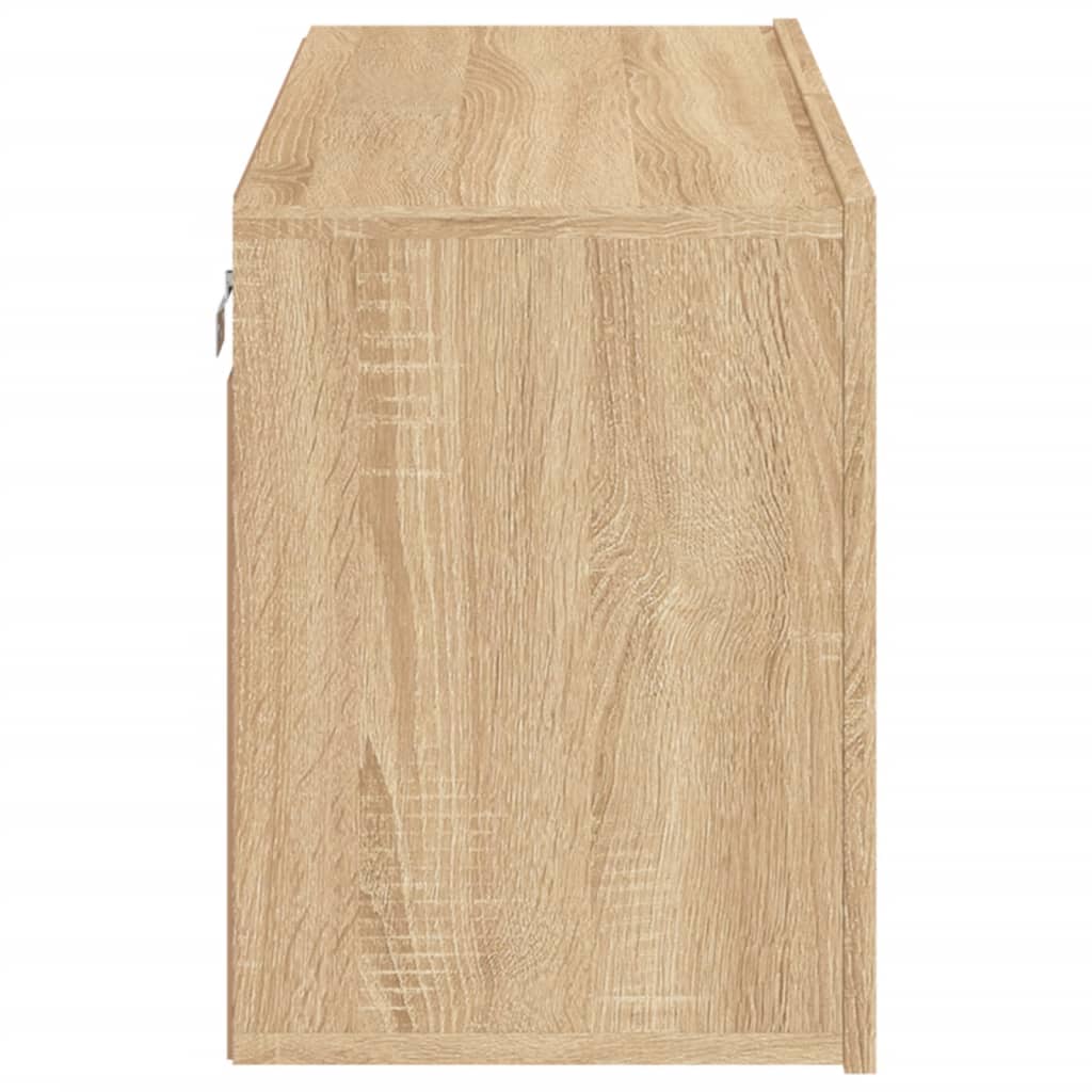 vidaXL Ντουλάπι Τοίχου Τηλεόρασης Sonoma Δρυς 80 x 30 x 41 εκ.