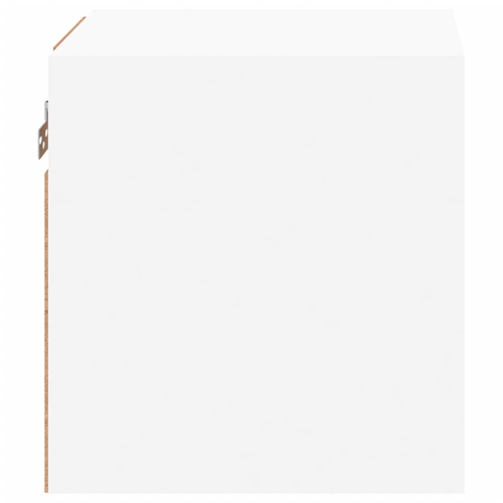 vidaXL Έπιπλο Τοίχου Τηλεόρασης με LED Λευκό 30 x 28,5 x 30 εκ.