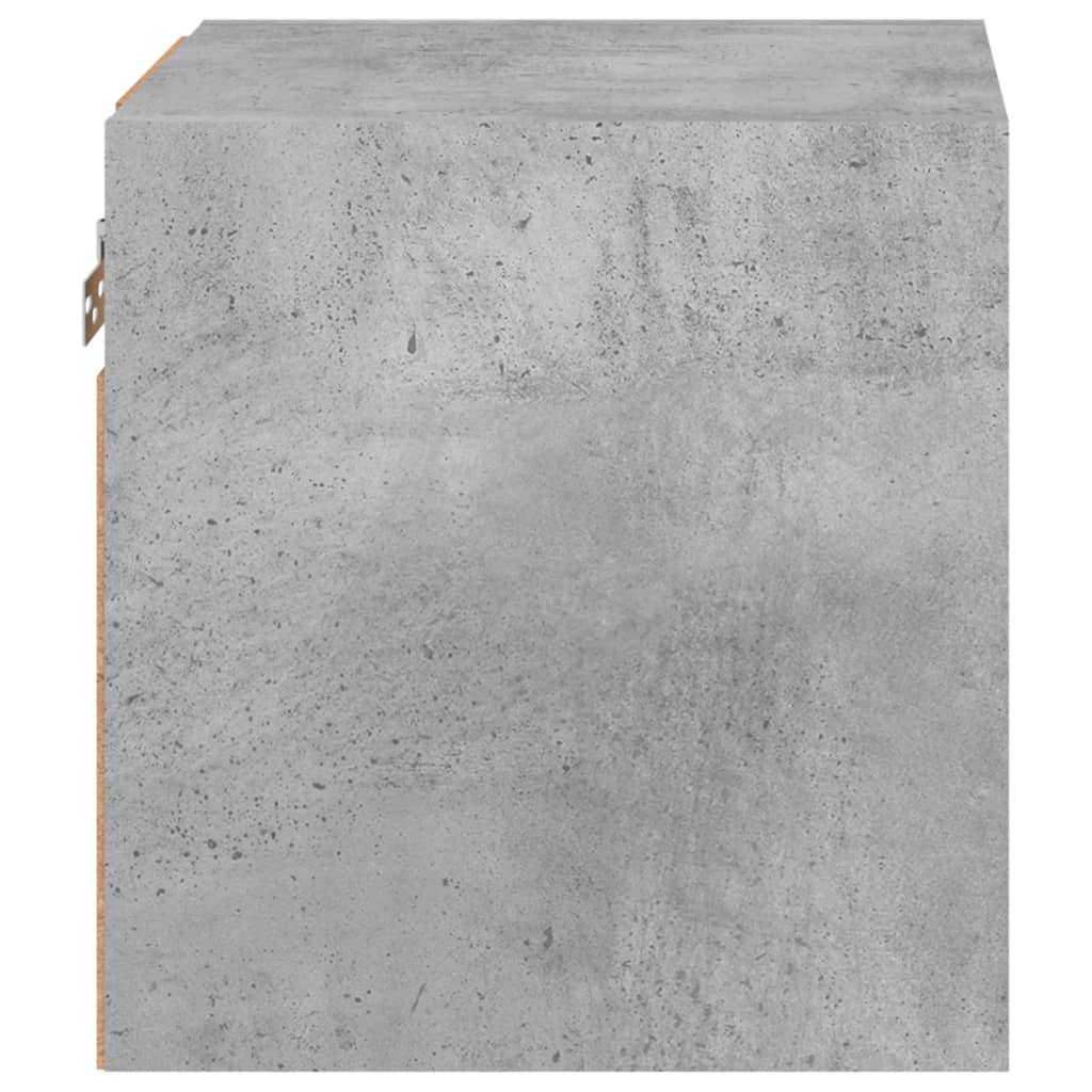 vidaXL Έπιπλο Τηλεόρασης με LED Γκρι Σκυροδέματος 30x28,5x30 εκ.