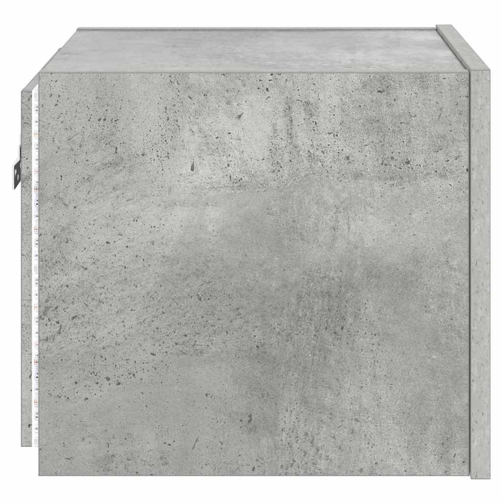 vidaXL Έπιπλο Τηλεόρασης με LED Γκρι Σκυροδέματος 30,5x35x30 εκ.