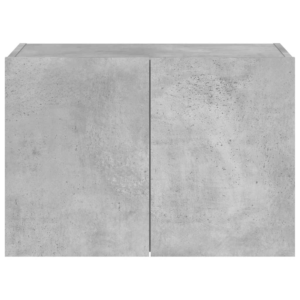 vidaXL Έπιπλο Τηλεόρασης με LED Γκρι Σκυροδέματος 60x35x41 εκ.