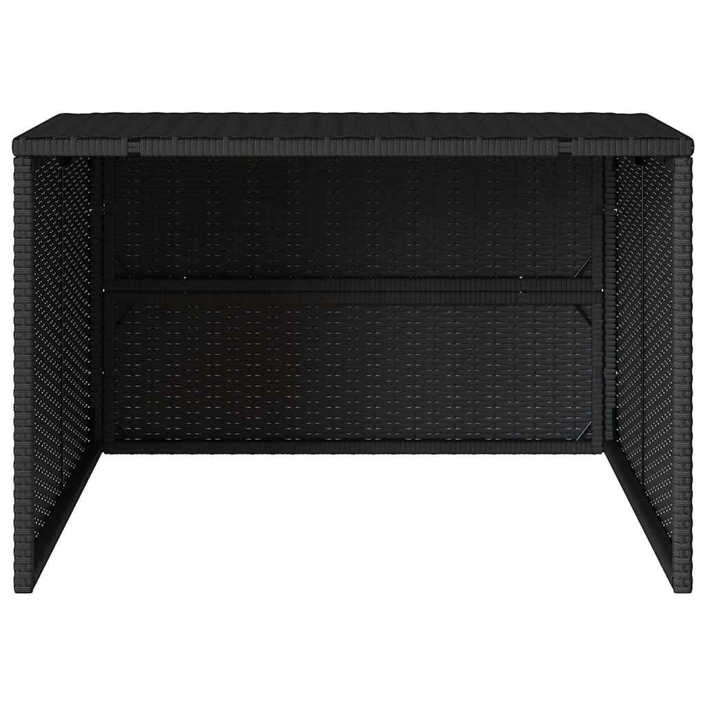 vidaXL Σκέπαστρο για Χλοοκοπτ. Ρομπότ Μαύρο 86x90x52/57 εκ Συνθ. Ρατάν
