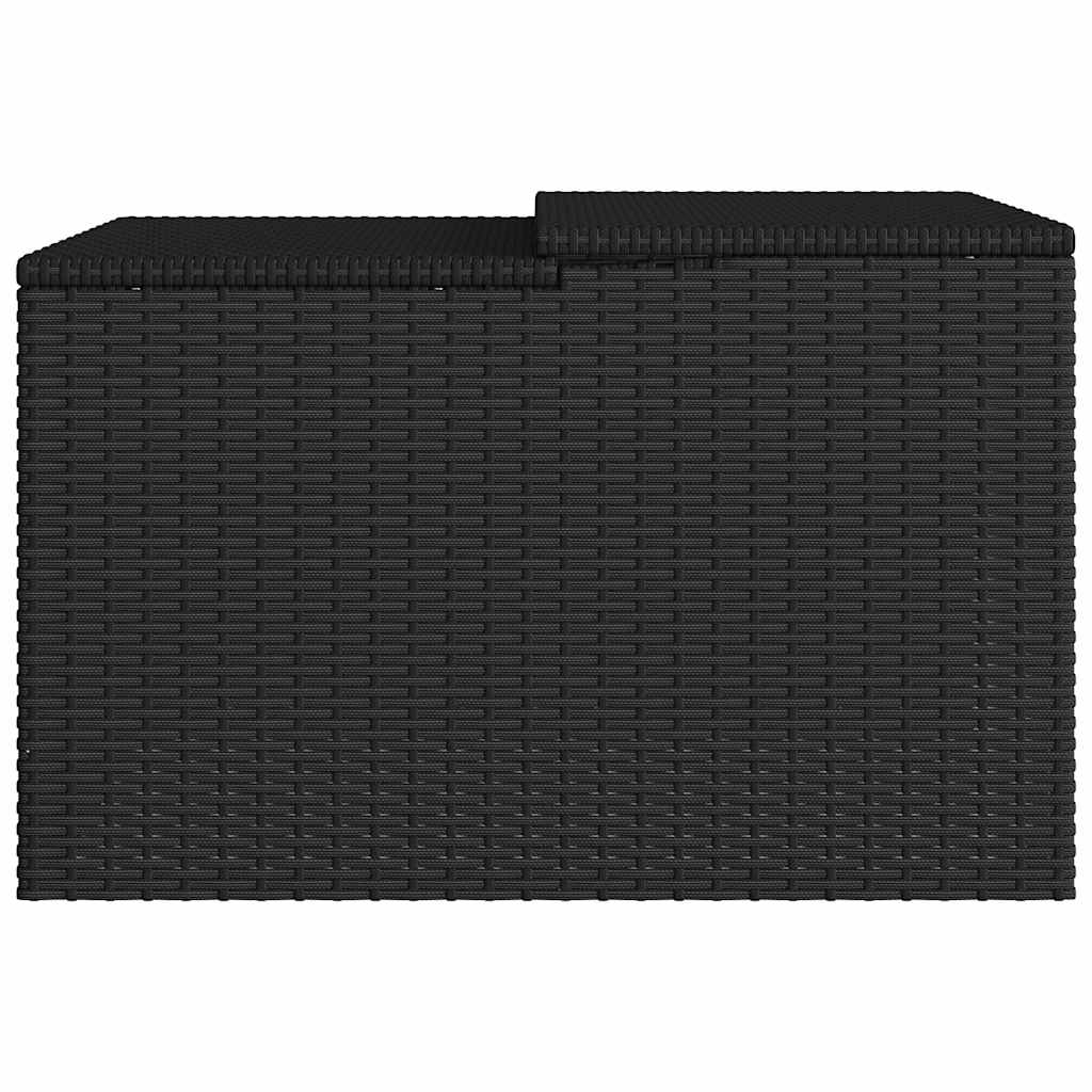 vidaXL Σκέπαστρο για Χλοοκοπτ. Ρομπότ Μαύρο 86x90x52/57 εκ Συνθ. Ρατάν