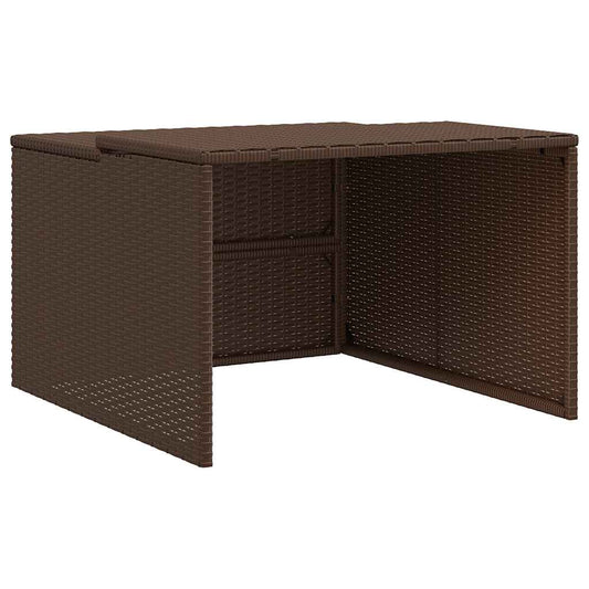 vidaXL Σκέπαστρο για Χλοοκοπτ. Ρομπότ Καφέ 86x90x52/57 εκ. Συνθ. Ρατάν