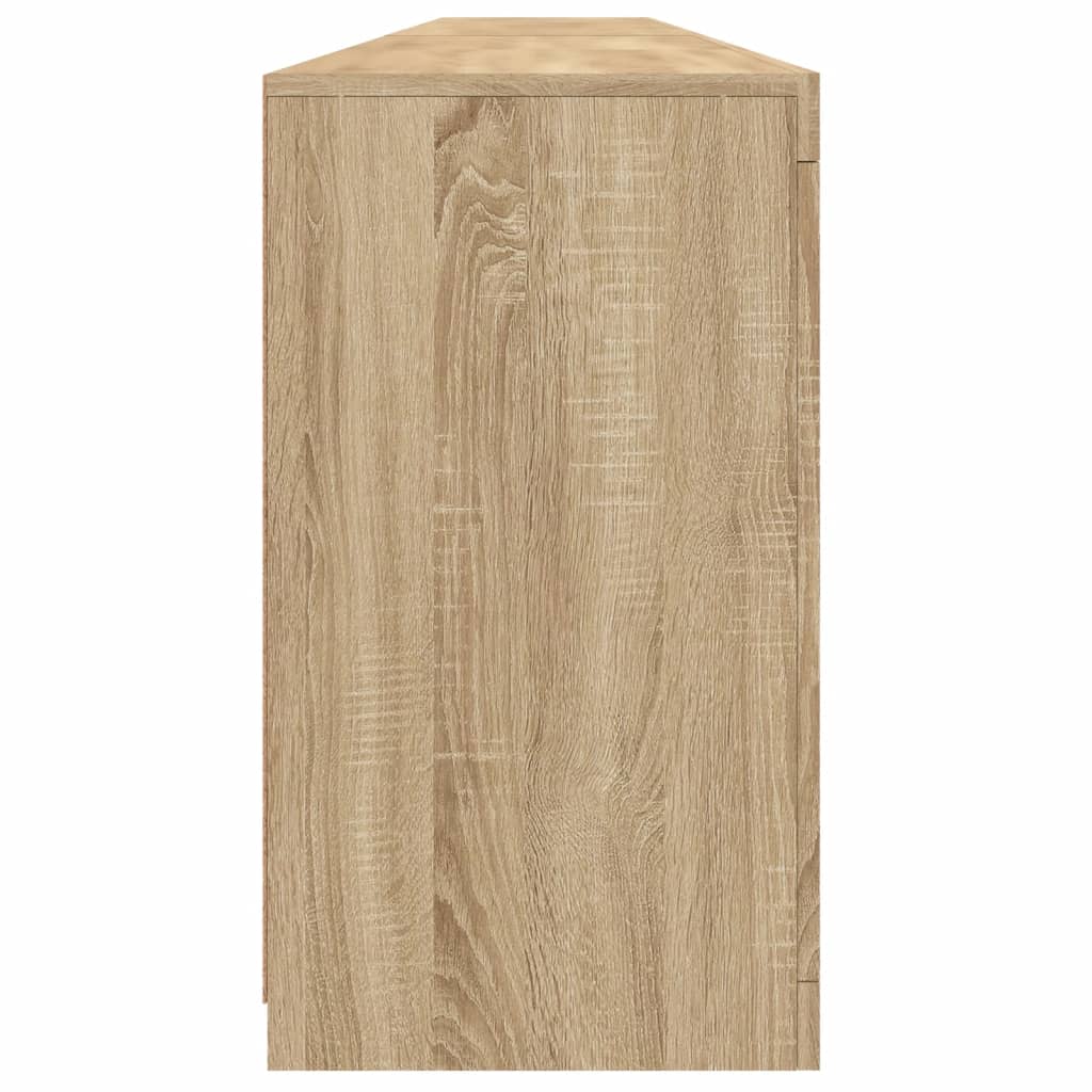 vidaXL Μπουφές με LED Sonoma Δρυς 283 x 37 x 67 εκ.