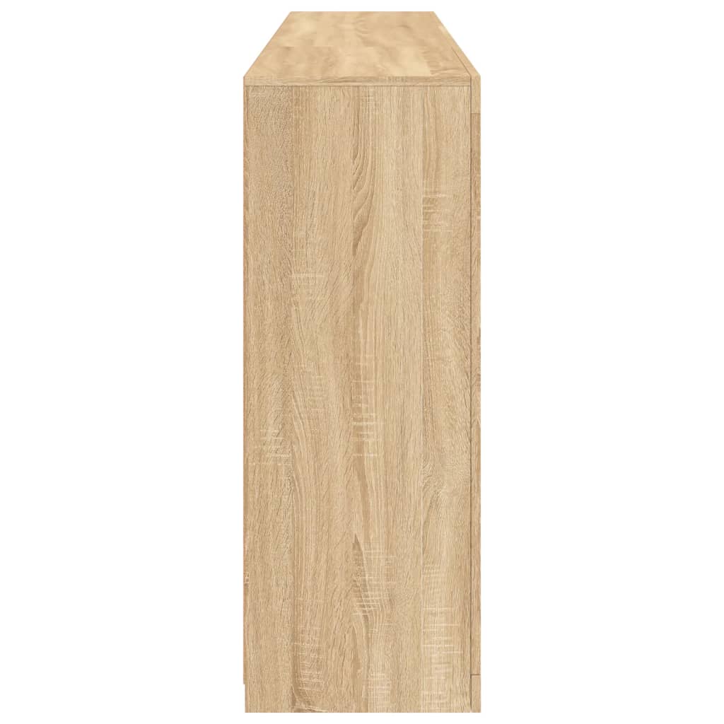 vidaXL Μπουφές με Φώτα LED Sonoma Δρυς 181,5 x 37 x 100 εκ.