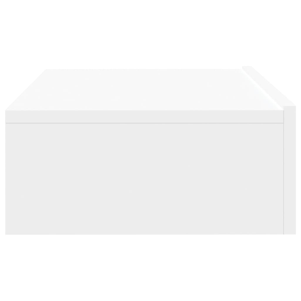 vidaXL Έπιπλο Τηλεόρασης με LED Λευκό 60 x 35 x 15,5 εκ.