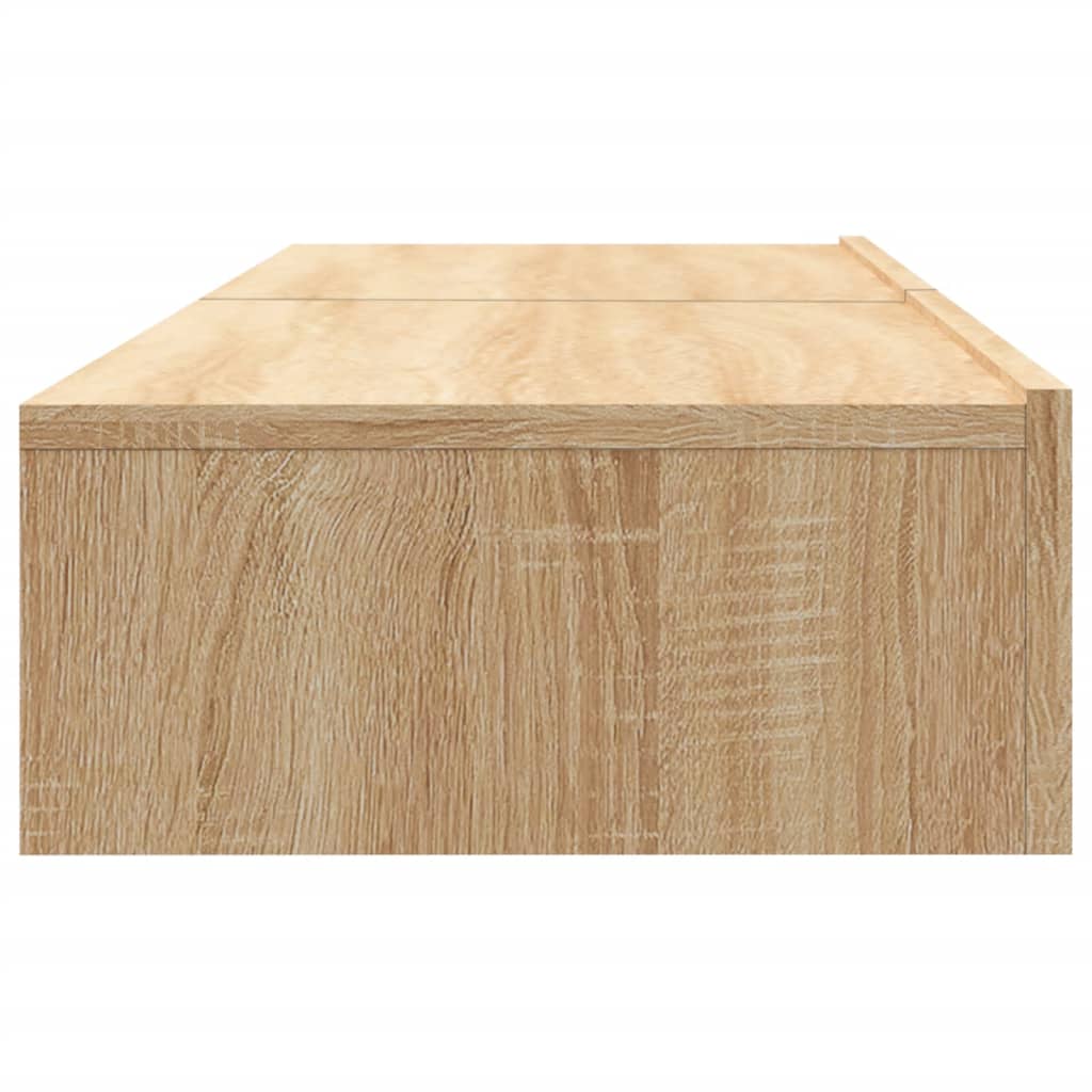 vidaXL Έπιπλα Τηλεόρασης με LED 2 τεμ. Sonoma Δρυς 60x35x15,5 εκ.