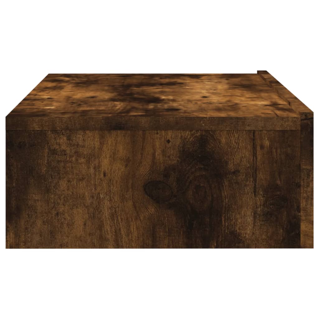 vidaXL Έπιπλο Τηλεόρασης με LED Καπνιστή Δρυς 60x35x15,5 εκ.