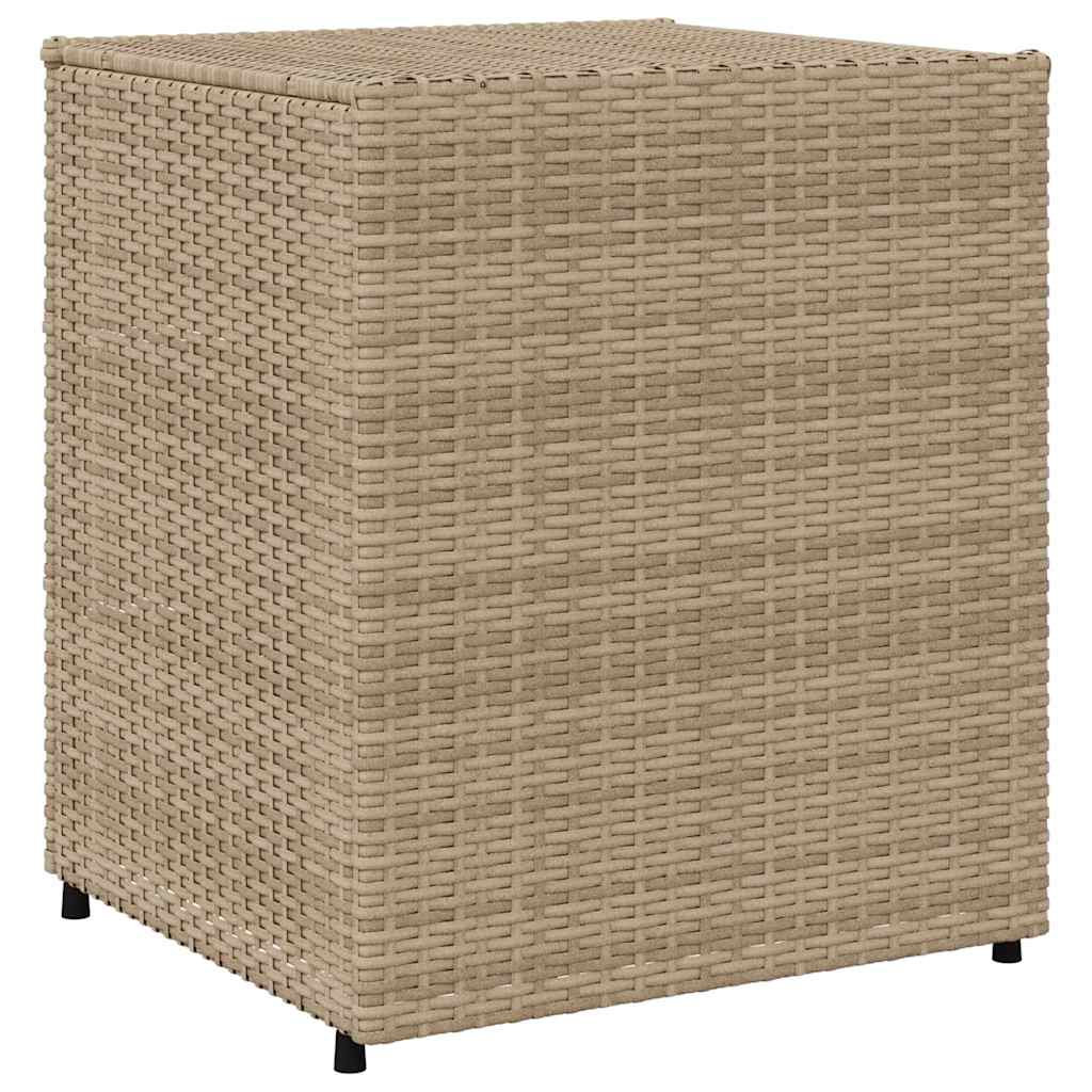 vidaXL Ντουλάπι Αποθήκευσης Κήπου Beige 55x59x69 εκ. Συνθετικό Ρατάν