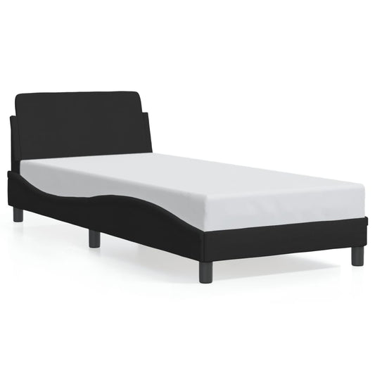 vidaXL Σκελετός Κρεβατιού με Κεφαλάρι Dover 90x190εκ.Υφασμάτινο