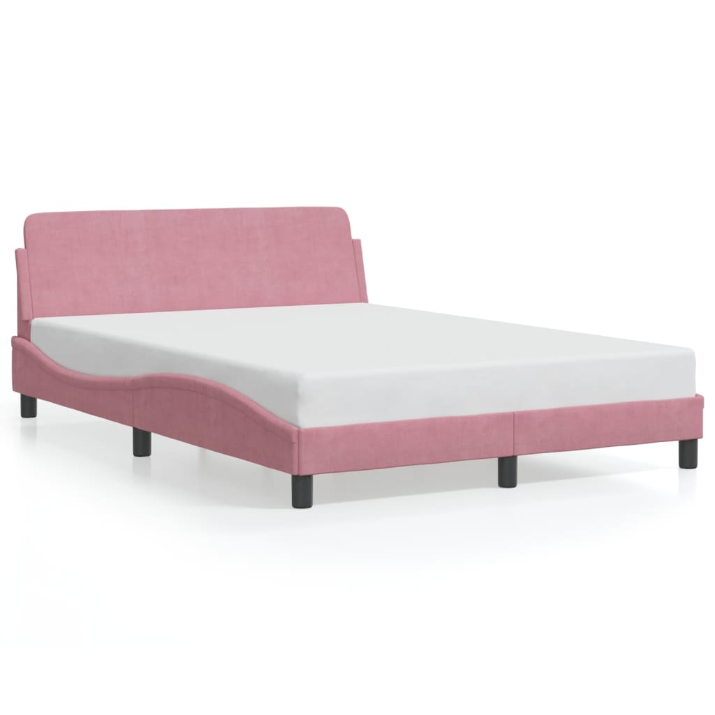 vidaXL Πλαίσιο Κρεβατιού με Κεφαλάρι Dover 120x200εκ. Βελούδινο