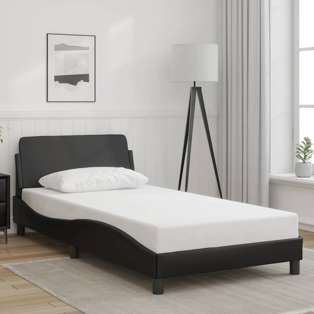 vidaXL Σκελετός Κρεβατιού Dover 100x203 εκ. Συνθετικό Δέρμα