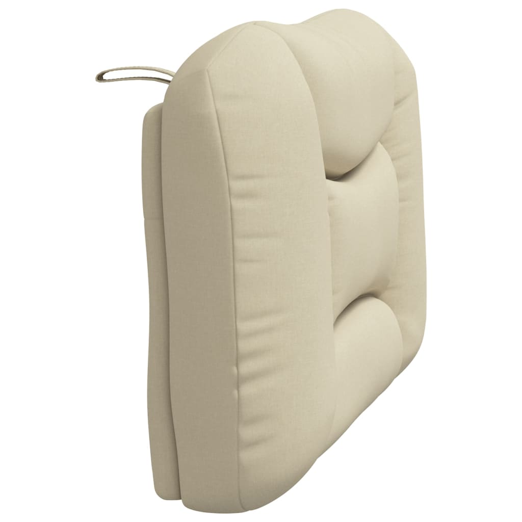 vidaXL Μαξιλάρι για Κεφαλάρι Κρεμ 80 εκ. Υφασμάτινο