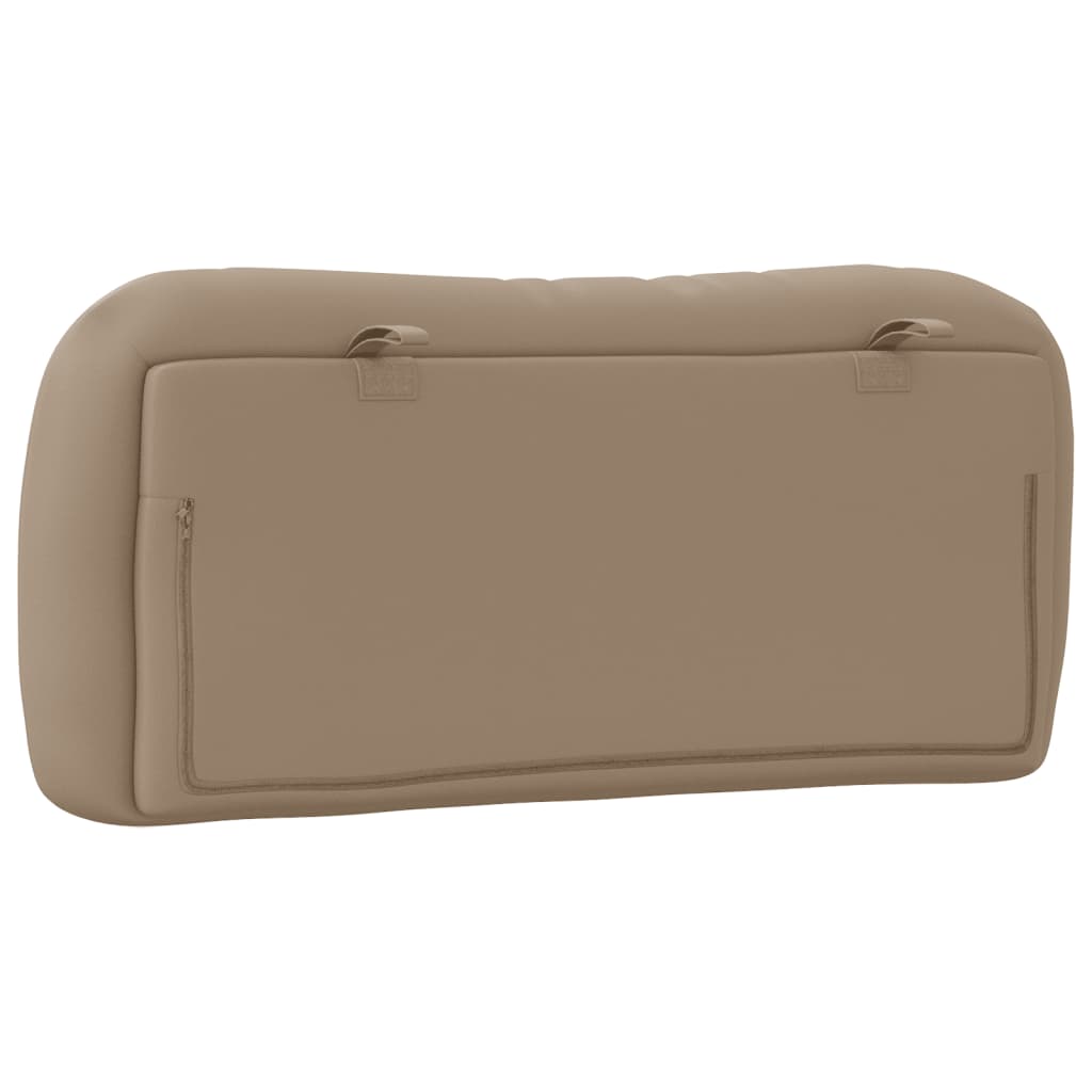 vidaXL Μαξιλάρι για Κεφαλάρι Καπουτσίνο 90 εκ. από Συνθετικό Δέρμα