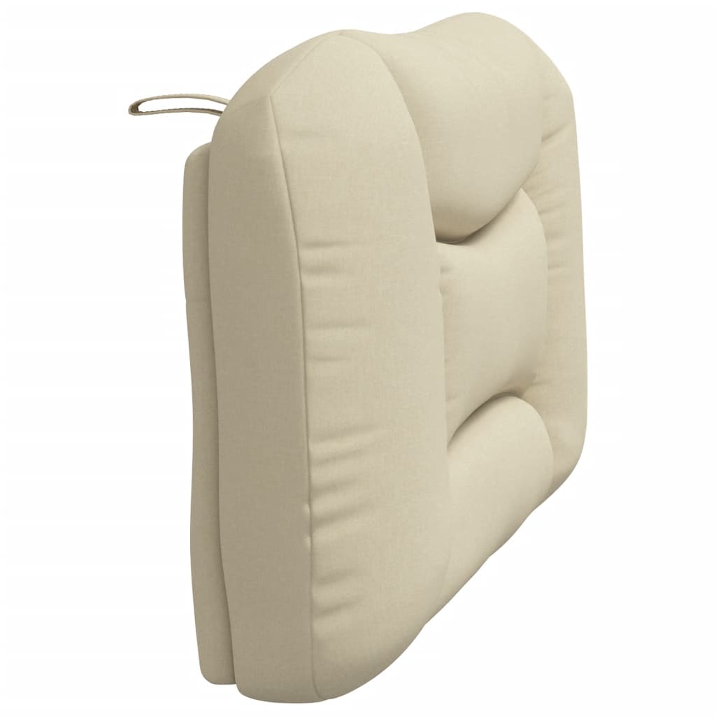 vidaXL Μαξιλάρι για Κεφαλάρι Κρεμ 100 εκ. Υφασμάτινο