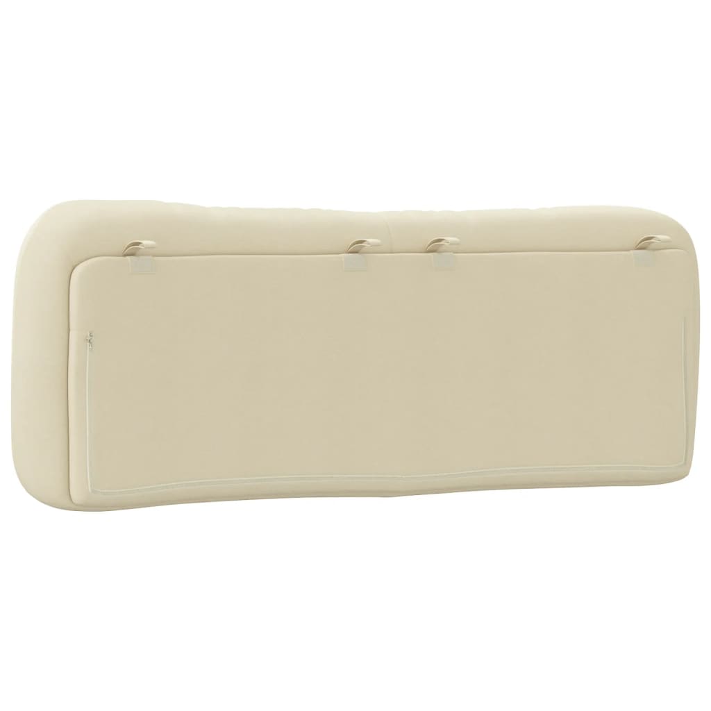 vidaXL Μαξιλάρι για Κεφαλάρι Κρεμ 120 εκ. Υφασμάτινο