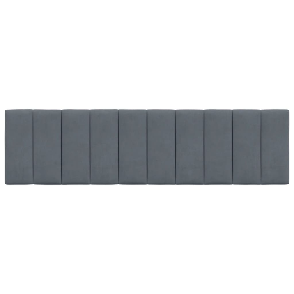 vidaXL Μαξιλάρι για Κεφαλάρι Σκούρο Γκρι 180 εκ. Βελούδο