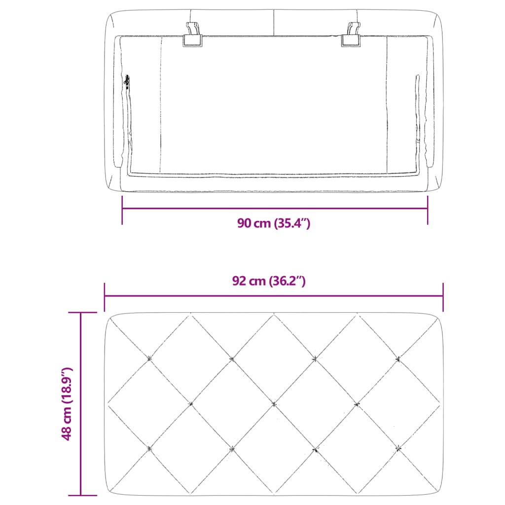 vidaXL Μαξιλάρι για Κεφαλάρι Ανοιχτό Γκρι 90 εκ. Βελούδο
