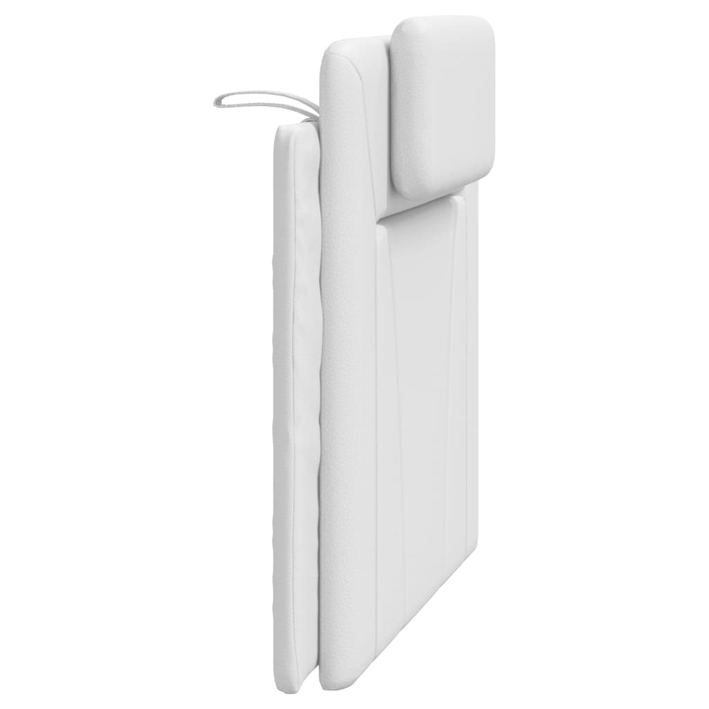 vidaXL Μαξιλάρι για Κεφαλάρι Λευκό 100 εκ. από Συνθετικό Δέρμα