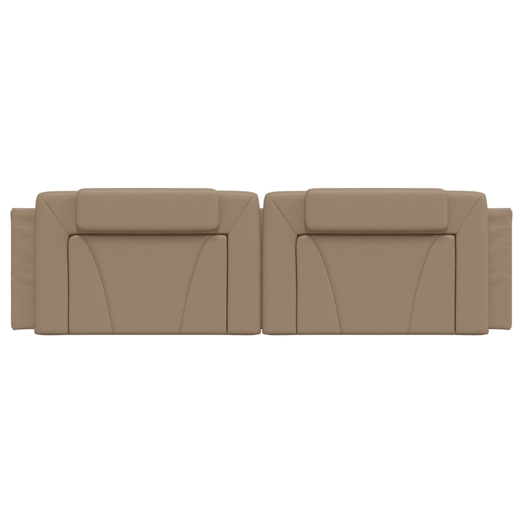 vidaXL Μαξιλάρι για Κεφαλάρι Καπουτσίνο 180 εκ. από Συνθετικό Δέρμα