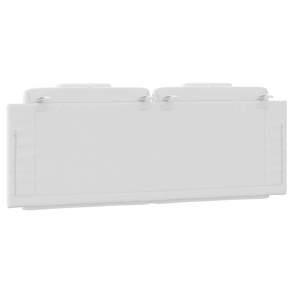 vidaXL Μαξιλάρι για Κεφαλάρι Λευκό 152 εκ. από Συνθετικό Δέρμα