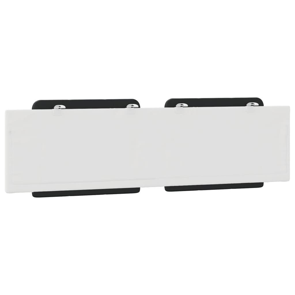 vidaXL Μαξιλάρι για Κεφαλάρι Μαύρο/λευκό 180 εκ. από Συνθετικό Δέρμα