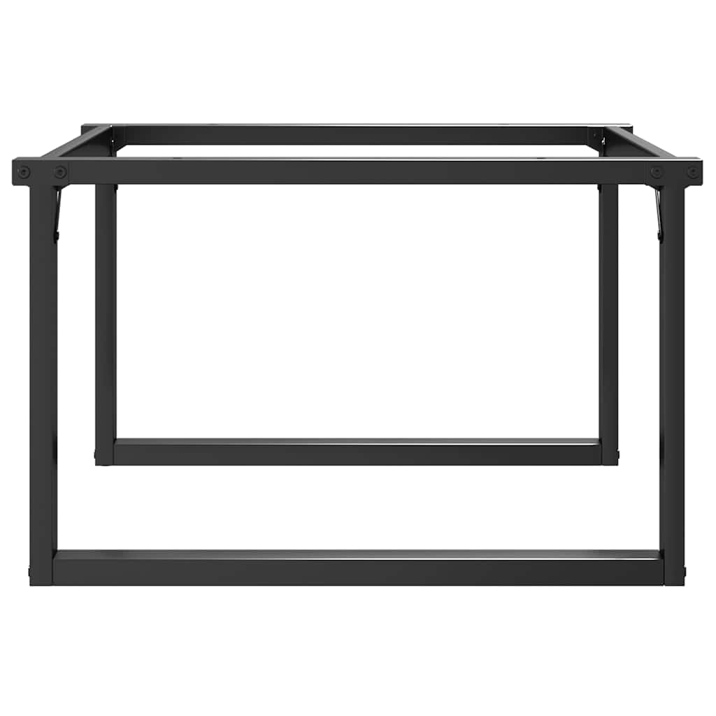 vidaXL Πόδια Τραπεζιού Σαλονιού σε Σχήμα «Ο» 70x60x43 εκ. Ατσάλι