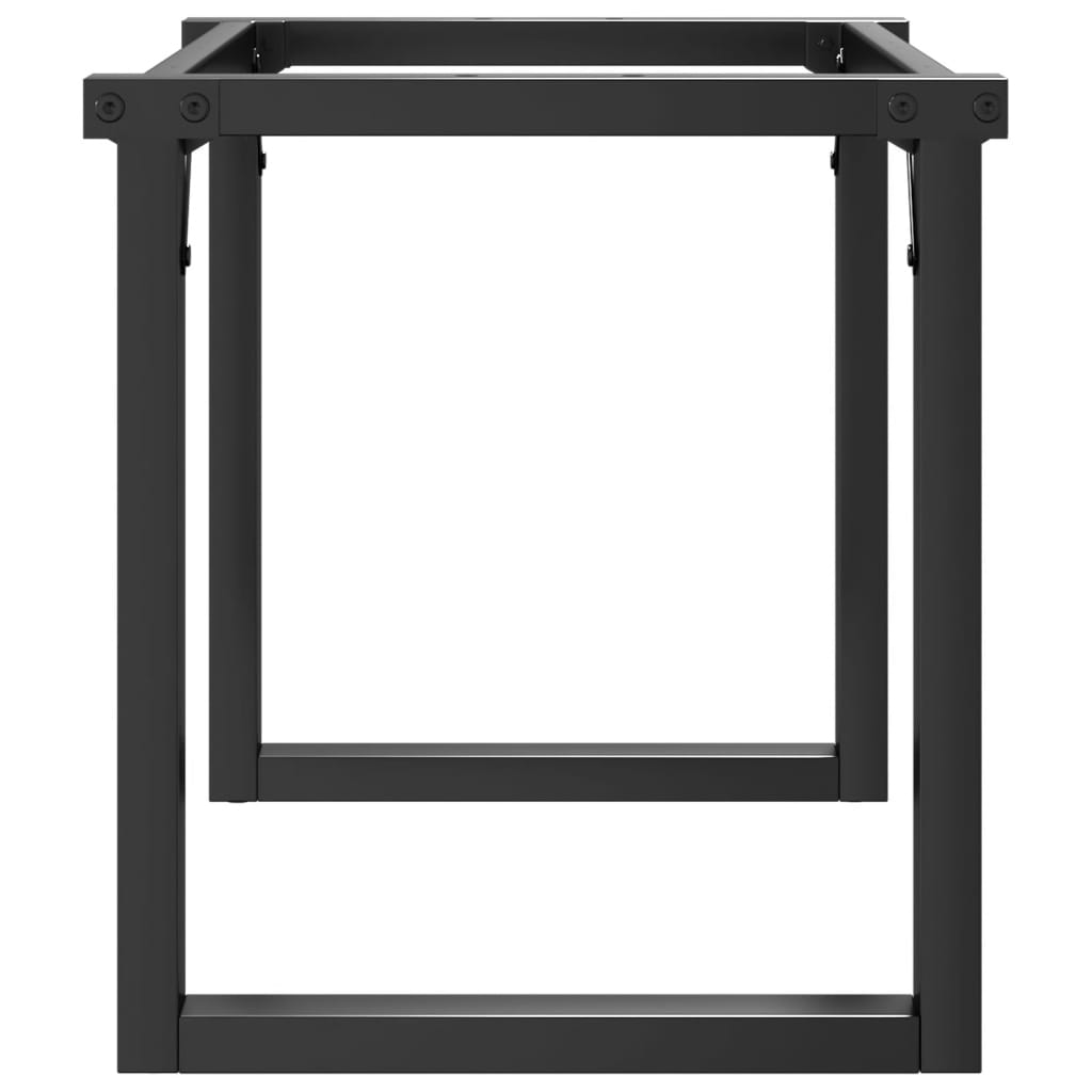 vidaXL Πόδια Τραπεζιού Σαλονιού σε Σχήμα «Ο» 70x30x43 εκ. Ατσάλι