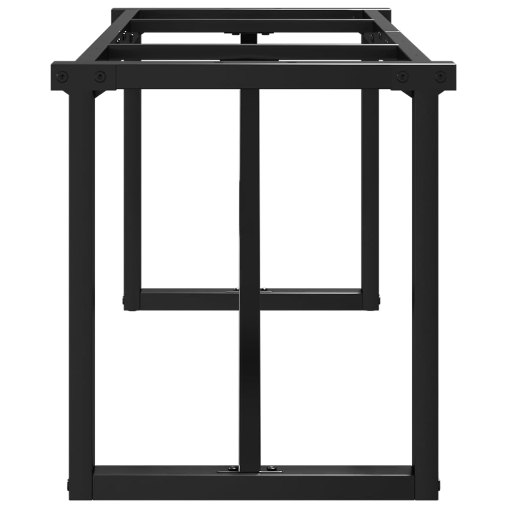 vidaXL Πόδια Τραπεζιού Σαλονιού σε Σχήμα «Ο» 140x30x43 εκ. Ατσάλι