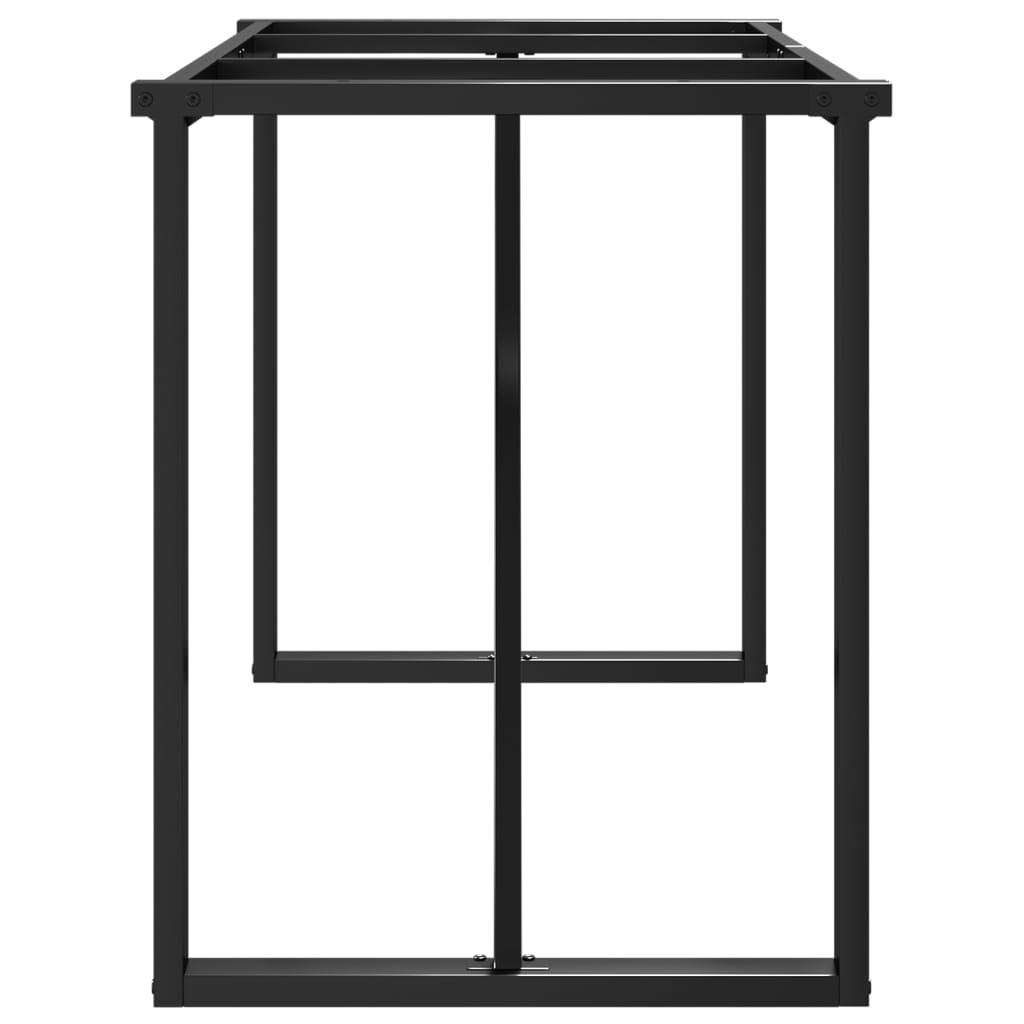 vidaXL Πόδια Τραπεζαρίας σε Σχήμα «Ο» 140x60x73 εκ. Ατσάλι