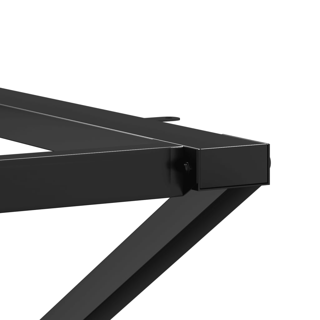 vidaXL Πόδια Τραπεζαρίας σε Σχήμα «Χ» 80x40x73 εκ. Ατσάλι